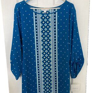 Blue Print Top by Croft & Barrow